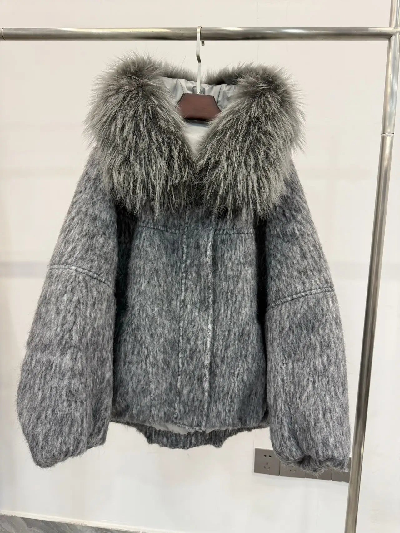 Down Fur Jacket