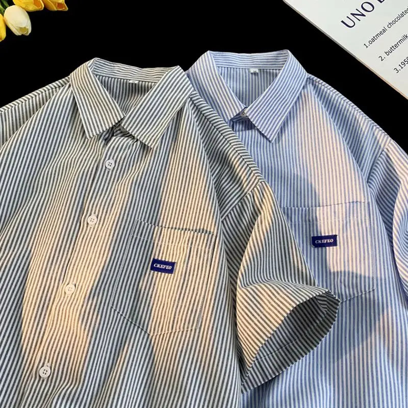 Striped Short Sleeve Shirt