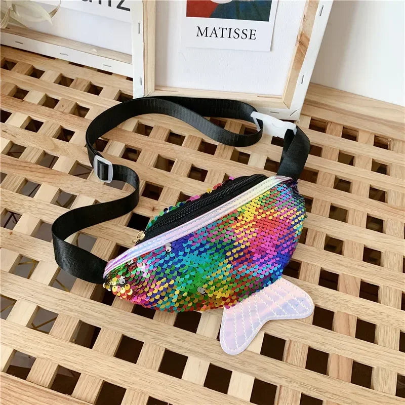 Kids Sequin Mermaid Fanny Pack