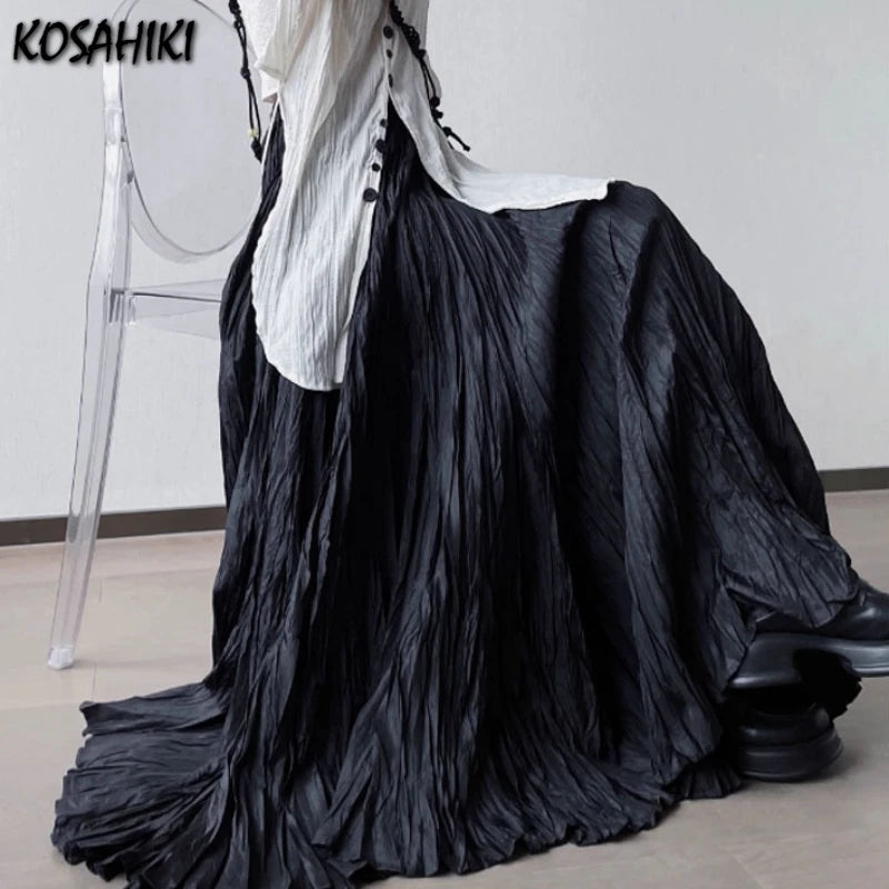 Black Pleated Skirt