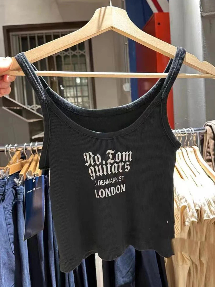 New York Letter Print Tank Top