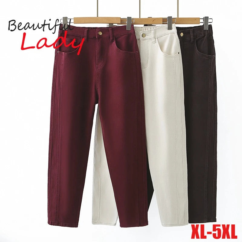 High Waisted Loose Fitting Harem Pants