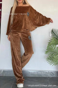 Velvet Pants Set