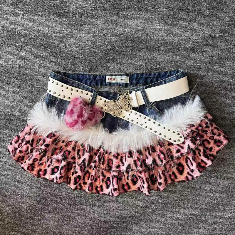 Leopard Mini Skirt