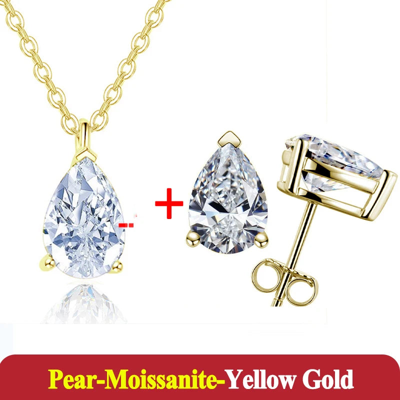 1-3ct Moissanite Diamond Jewelry Set