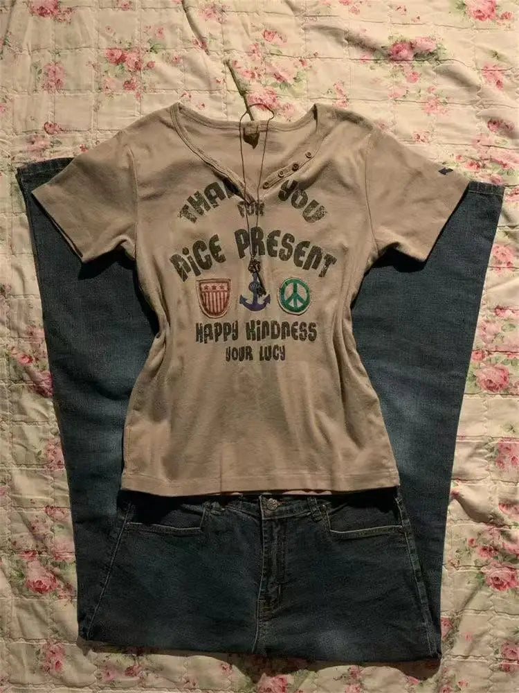 Letter Casual Tee