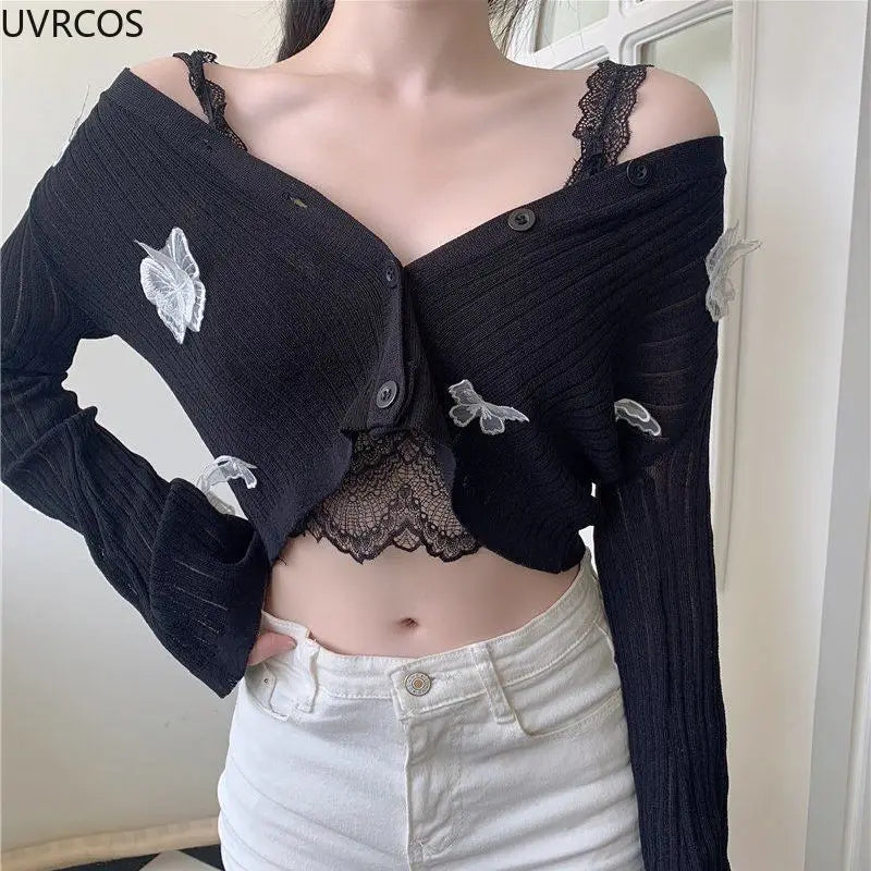 Butterfly Knitted Cardigan