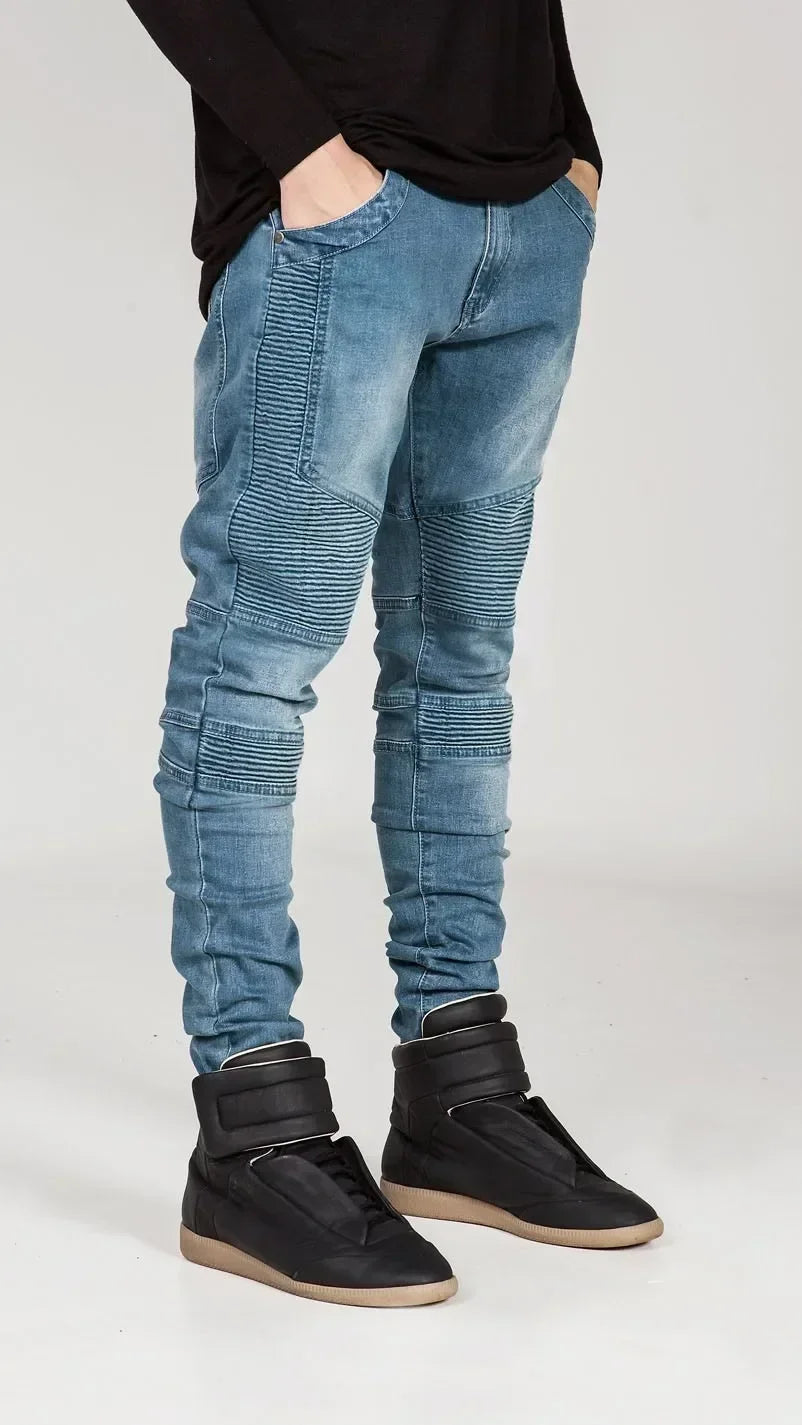 Washed Distressed Jeans