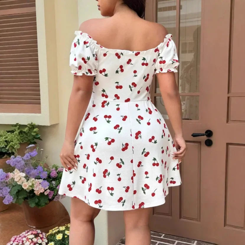 Cherry Print Dress