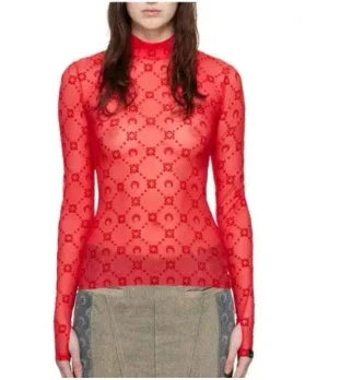 Pullover Mesh T-Shirt