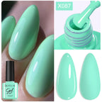 LILYCUTE 8ml Pink Dried Flower Gel Nail Polish Natural Flower Fairy Nail Art Gel Soak Off UV LED Painting Varnish For Nails DIY