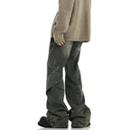 Denim Flare Pants