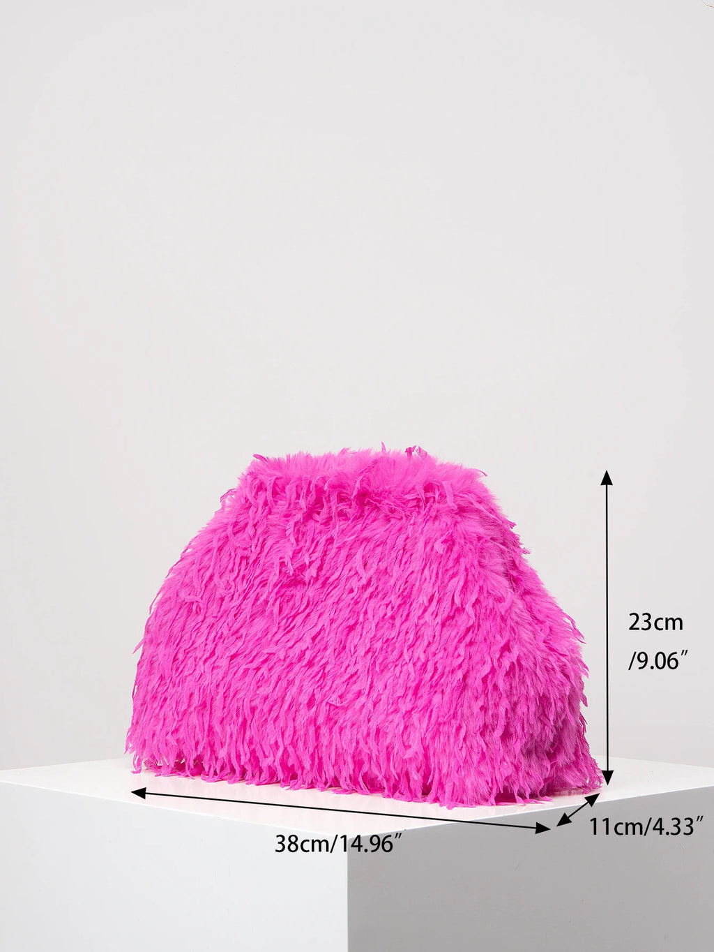 Fuzz Clutch Bag