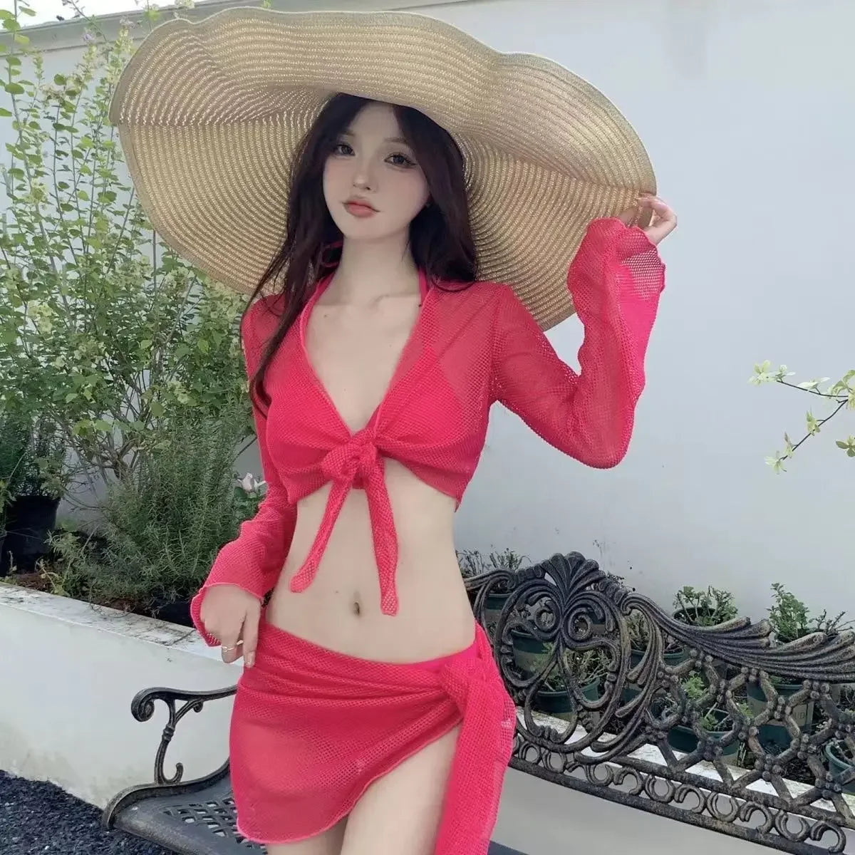 Sexy 4 Piece Lace Up Bikini