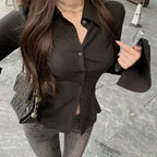 Flared Sleeve Shirt