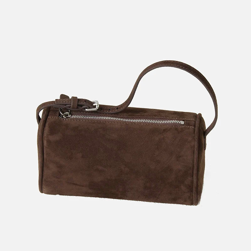 Suede Handbag
