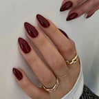 24Pcs Oval Short Pink Press on Nails Simple Ombre Spring False Nail for Sweet Sassy Cool Women&Girl Removable Wearable Nail Art
