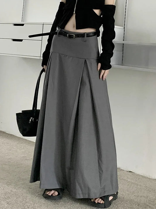 Qiukichonson Midi Long Skirt