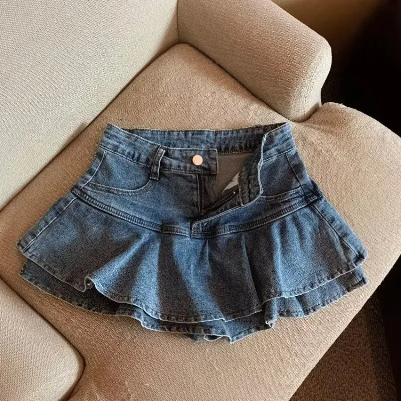 High-Waisted A-Line Cake Skirt