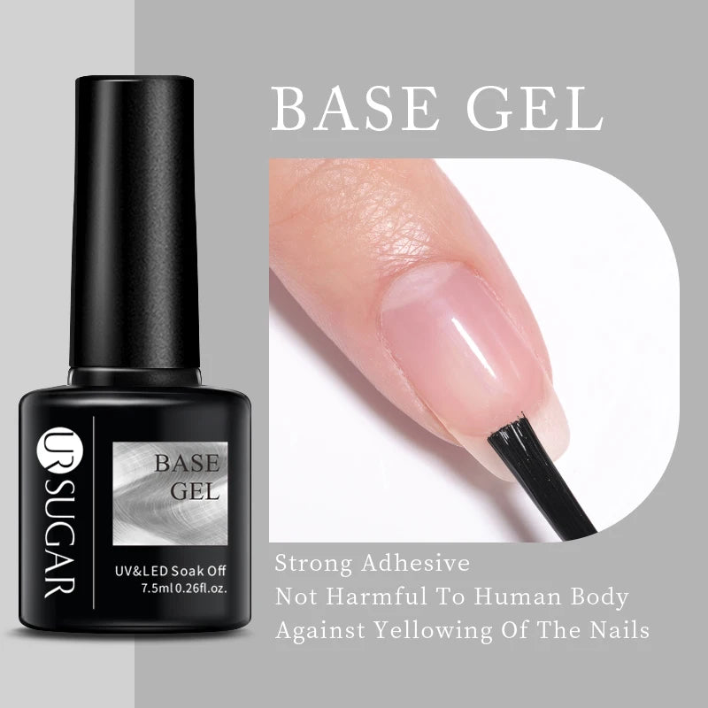 UR SUGAR 15ml Extension Nail Gel Jelly Pink White Clear Hard Gel Extension UV Gel For Nails Finger French Nail Art DIY Manicure