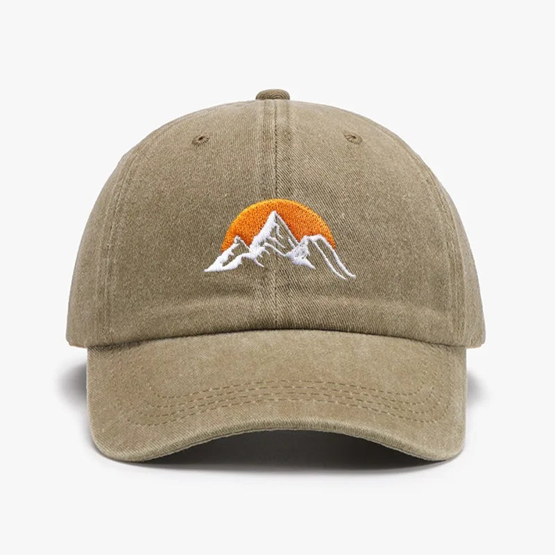 Embroidered Sunset Baseball Hat