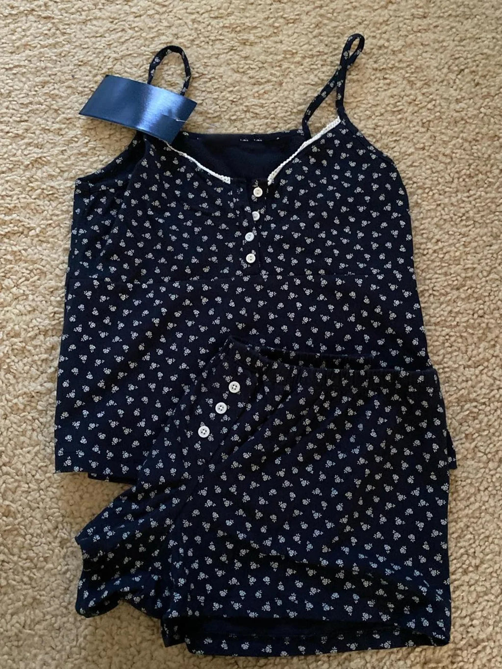 Sweet Floral Vest Shorts Set