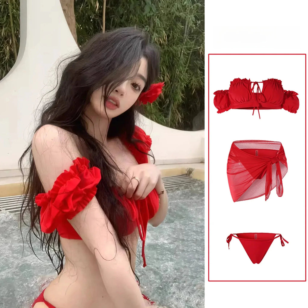 Vintage Red Bikini