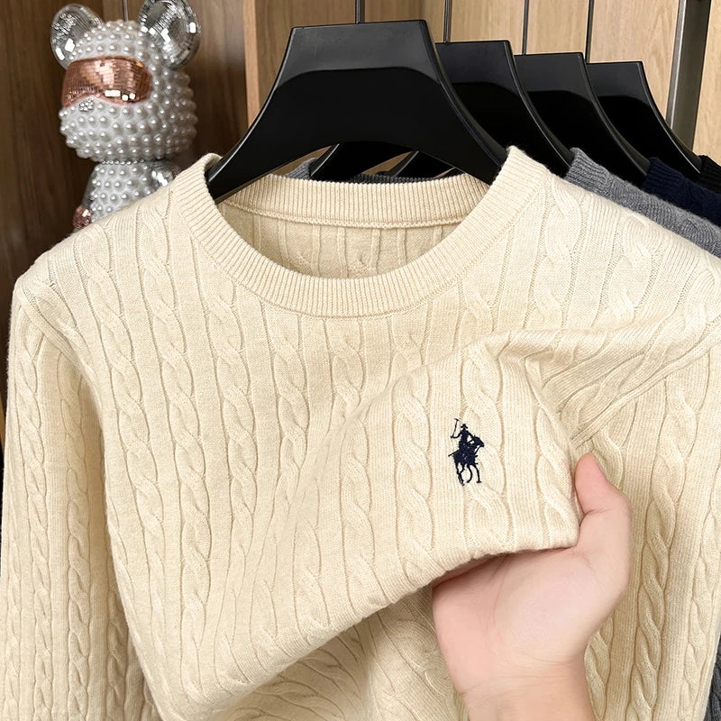 Long-Sleeved Knit Sweater