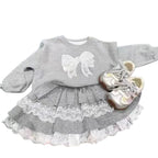 Sweatshirt Skirt 2-Piece Set