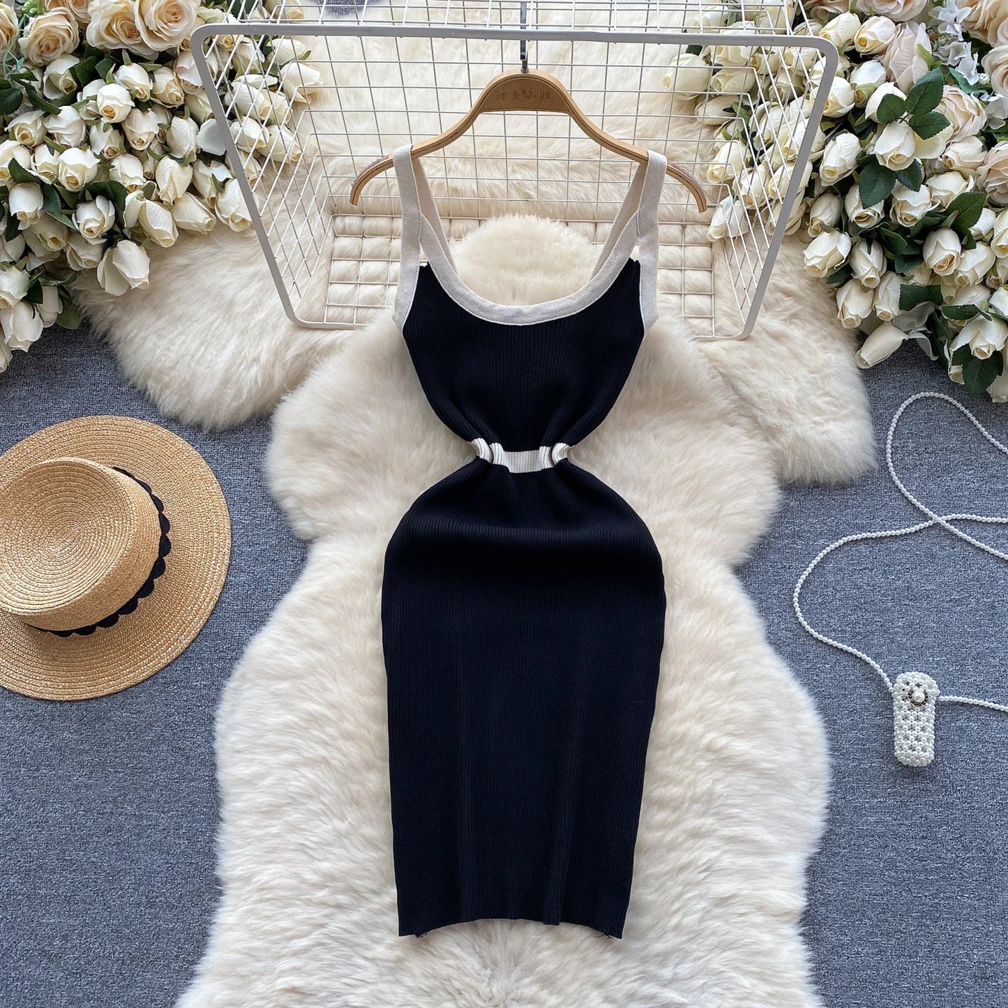 Knitting Wrap Dress