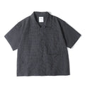 Gingham Relaxed Fit Camp Collar Shirt