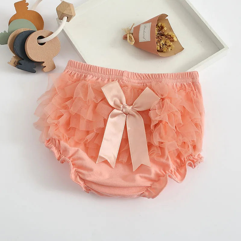 Ruffles Mesh Summer Baby Bloomers