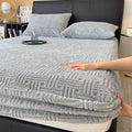 Embossed Plush Fitted Sheet