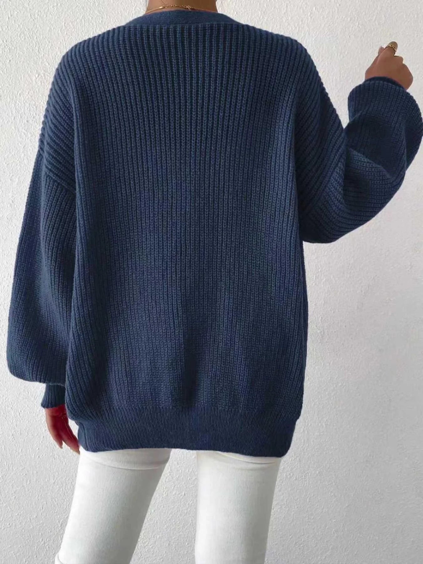Oversized Chunky Knit Cardigan