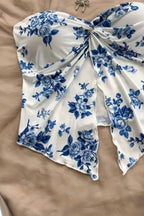 Floral Print Tube Top