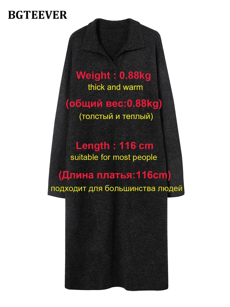 Loose Sweater Dress