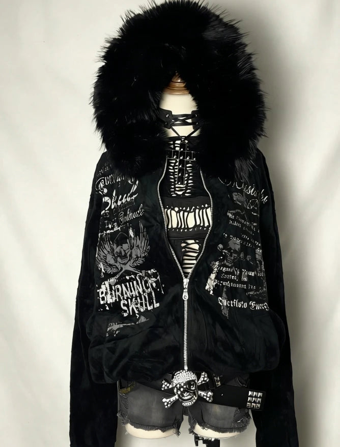 Fur Collar Hoodie