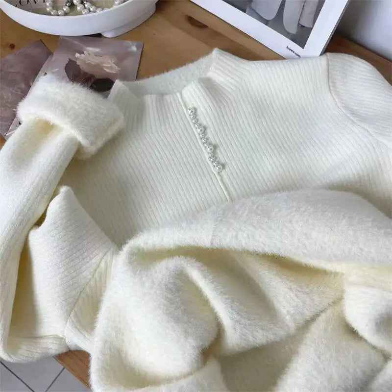Knitting Bottoming Sweater
