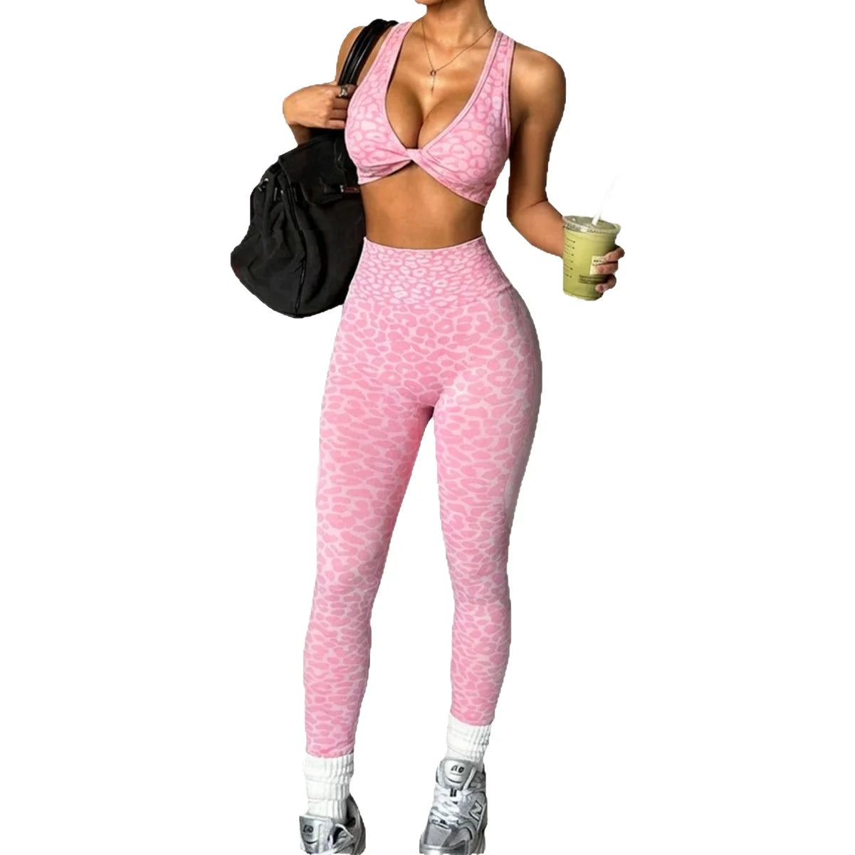 Leopard Print Yoga Set