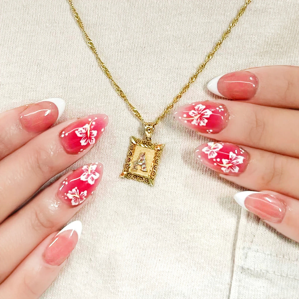 24pcs Sweet Pink Press On Nails