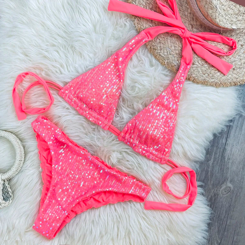 Sequins Sparkle Bikini