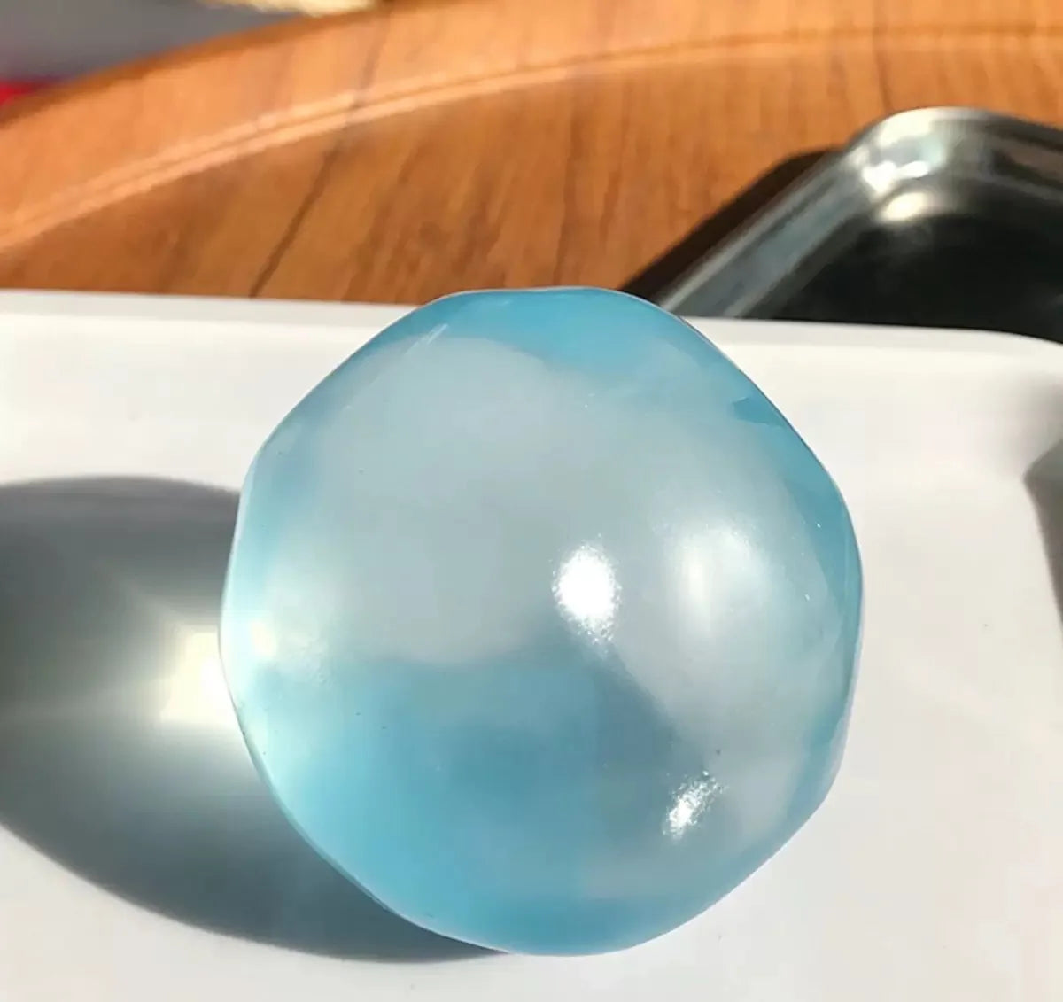 Moldable Squishy Pearl Coconut Oil Squeeze Toy Moldable Stress Ball Squishy Toy Slow Rising Decompression Sensory Toy for Adult