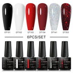 6Pcs Gel Nail Polish Set