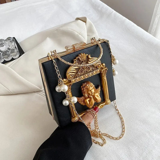 Angel Flower Chain Handbag