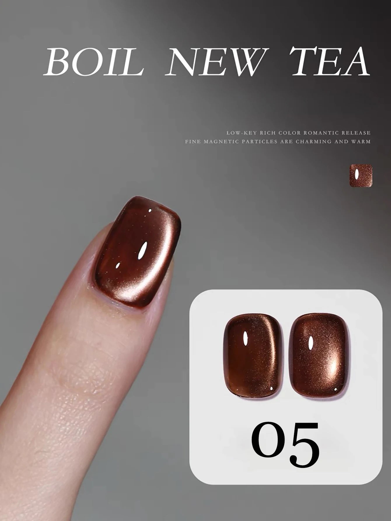 12ML 1-16PCS Beach Essentials Summer Nails Top Selling Fenglin Evening Moonlight Cat Eye Green Glass Bead Magnet Gel Nail Polish