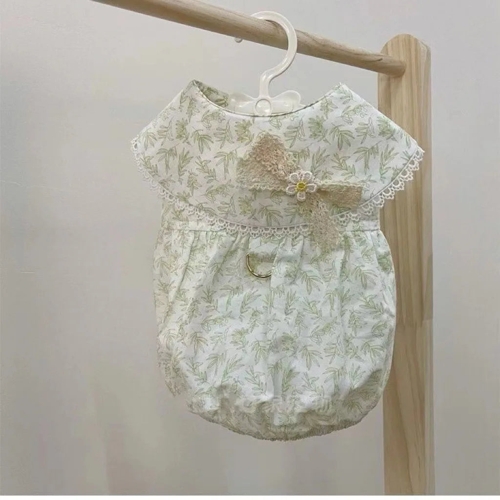 Floral Lapel Vest