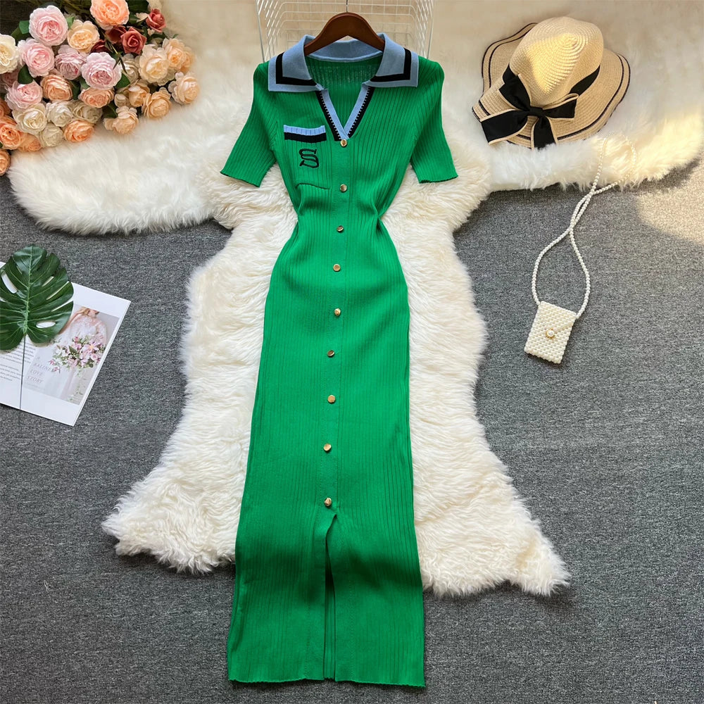 Knitted Long Dress