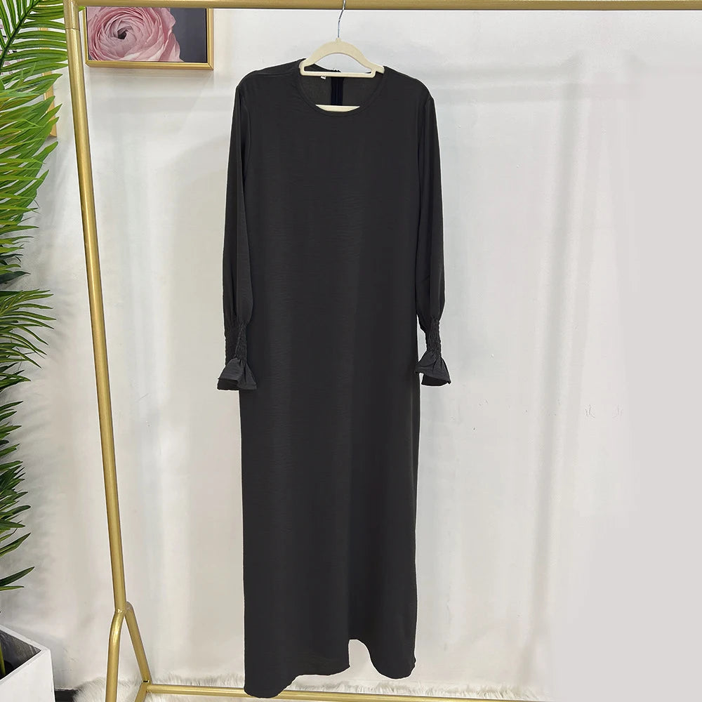 Loose-Fit Plain Abaya
