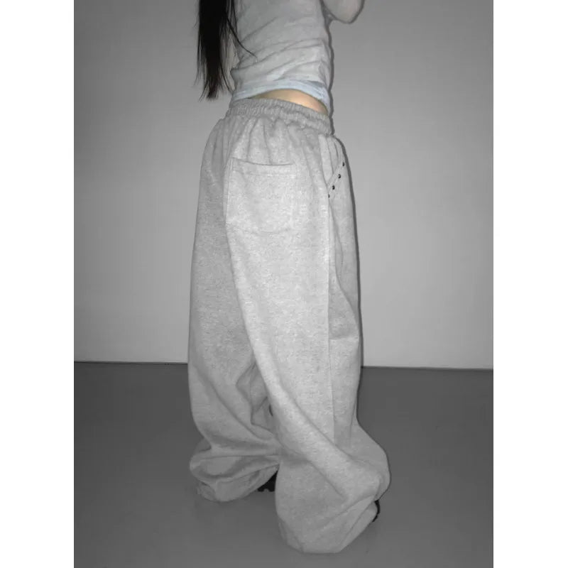 Rhinestone Embellished Sweatpants