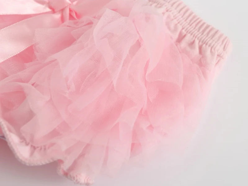 Ruffles Mesh Summer Baby Bloomers